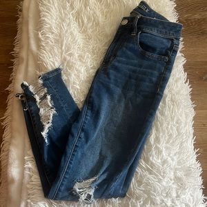 Cropped American eagle jeggings next level stretch